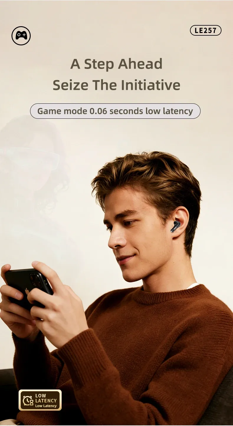 Écouteurs Lenovo LE257 TWS, lifestyle