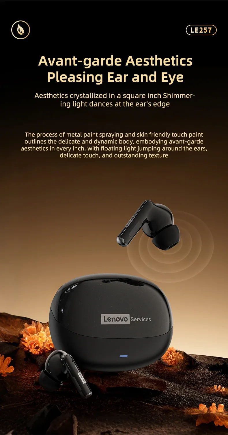 Écouteurs Lenovo LE257 TWS, sport