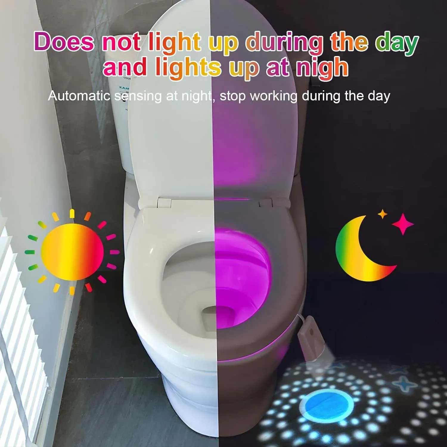 Lampe de nuit en situation dans une chambre