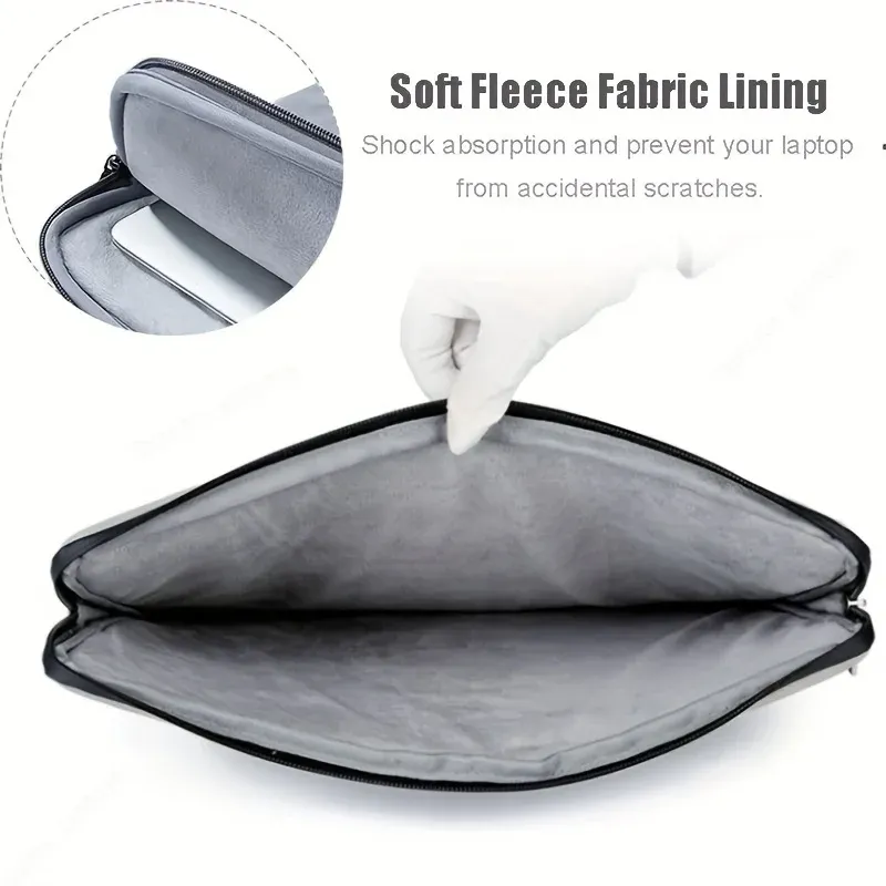 Housse de protection en cuir PU pour ordinateur portable 11, 13, 14 et 15 pouces, sacoche de rangement fine pour MacBook 5