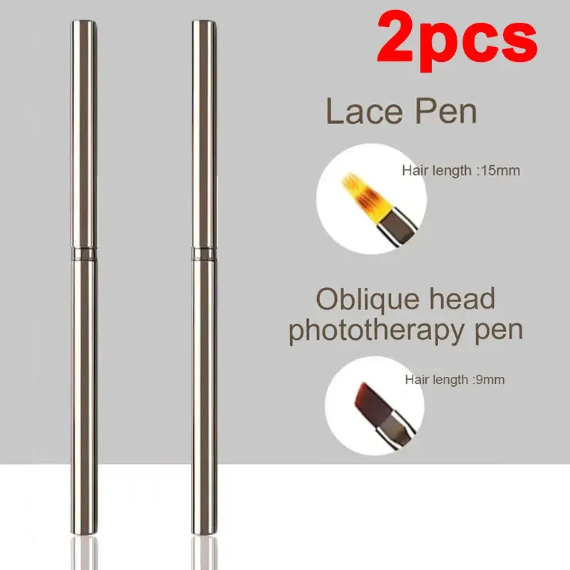 Pinceaux à rayures pour nail art, lignes fines et allongées, peinture 6/9/12/15/18 mm, outil de manucure professionnel, référence ZJS02 22