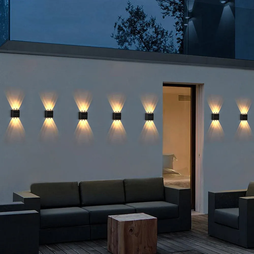 Applique murale solaire LED d'extérieur, étanche, allumage automatique du crépuscule à l'aube