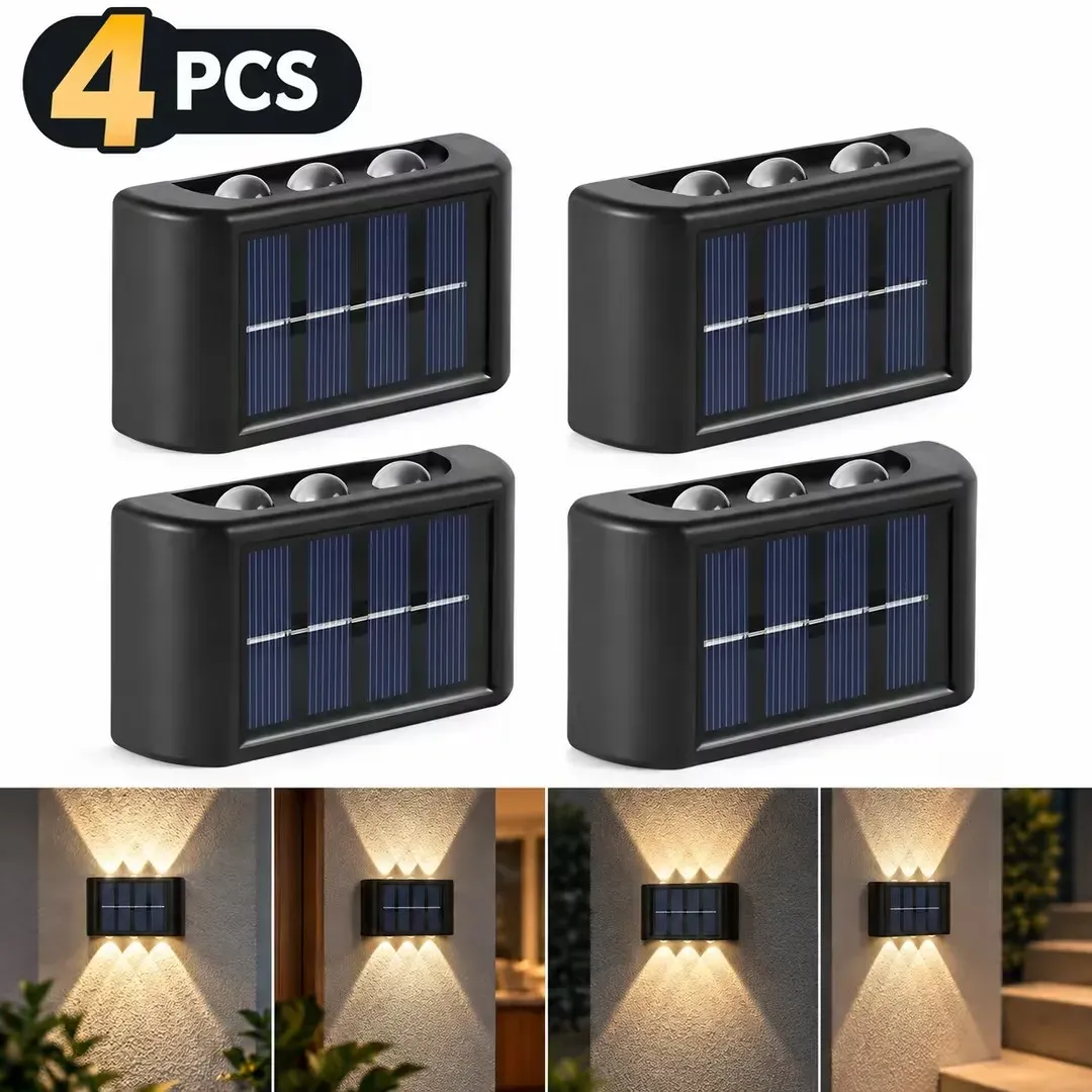Applique murale solaire LED d'extérieur, étanche, allumage automatique du crépuscule à l'aube 10