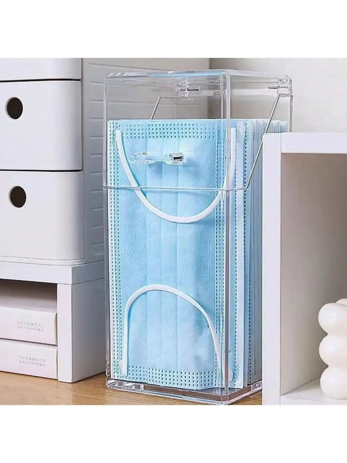 Rangement transparent pour maquillage et rouges à lèvres