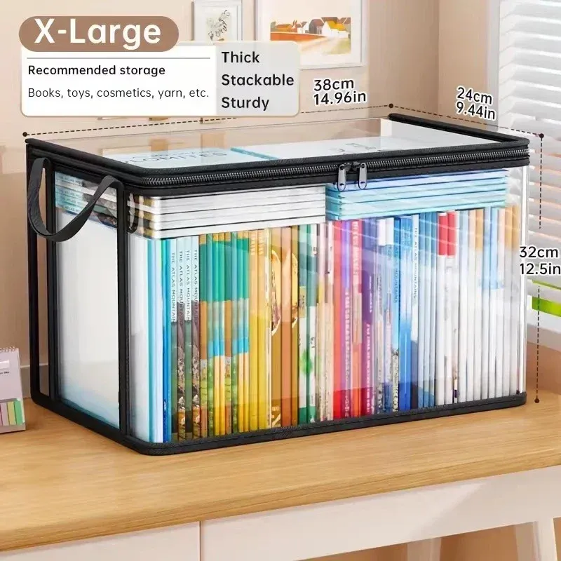 Boîte de rangement transparente finition soignée