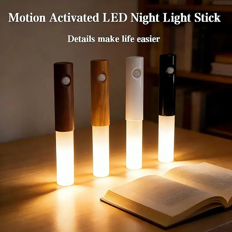 Lampe murale LED rechargeable à détecteur de mouvement, magnétique et portable, à température de couleur réglable 5