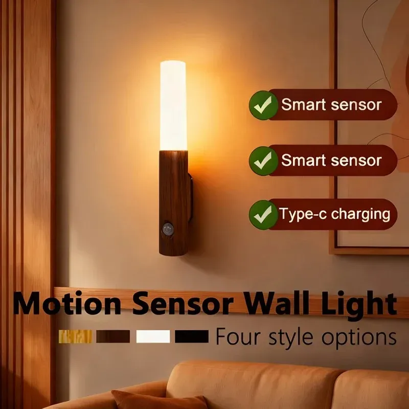 Veilleuse LED magnétique dans une chambre