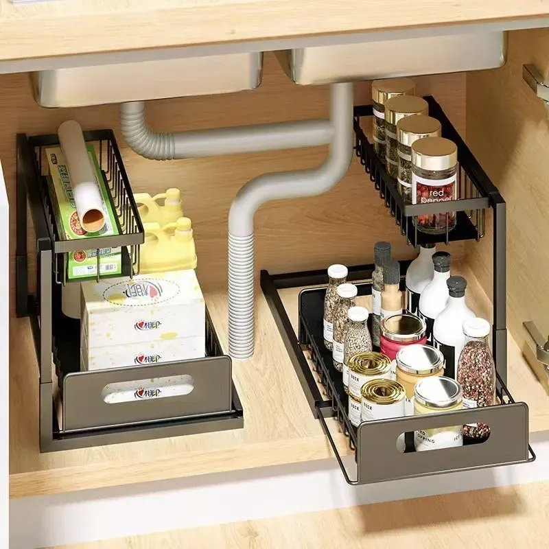 Étagère coulissante pour rangement