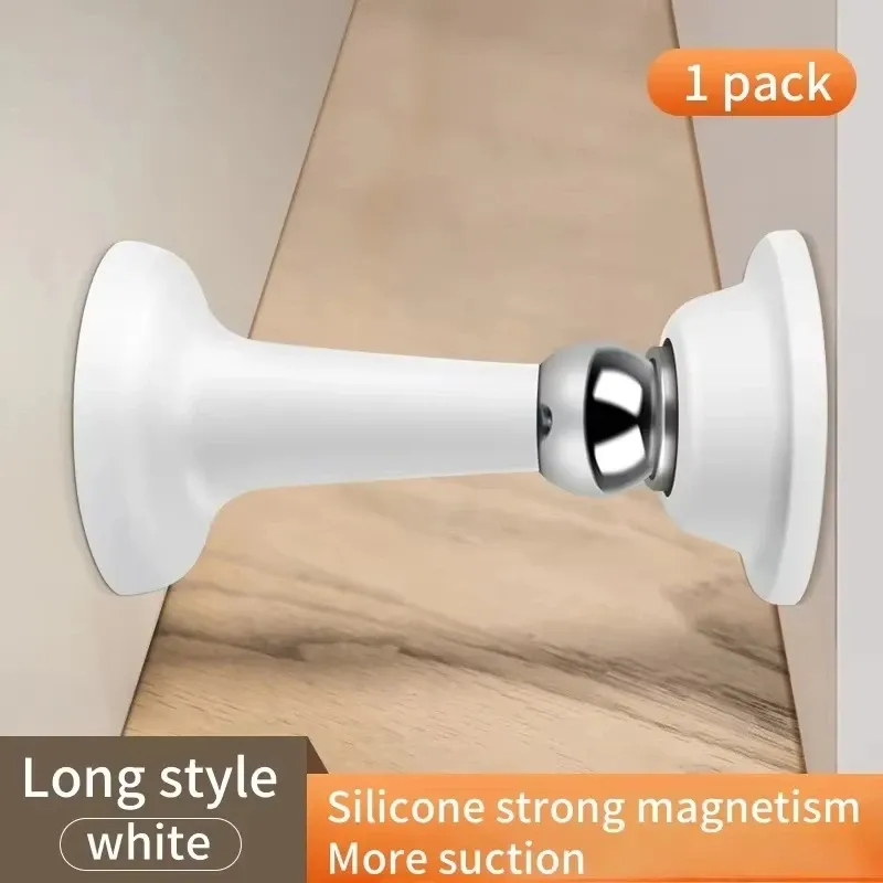 Butée de porte en silicone sans perçage, à forte adhérence, pour chambre à coucher 4