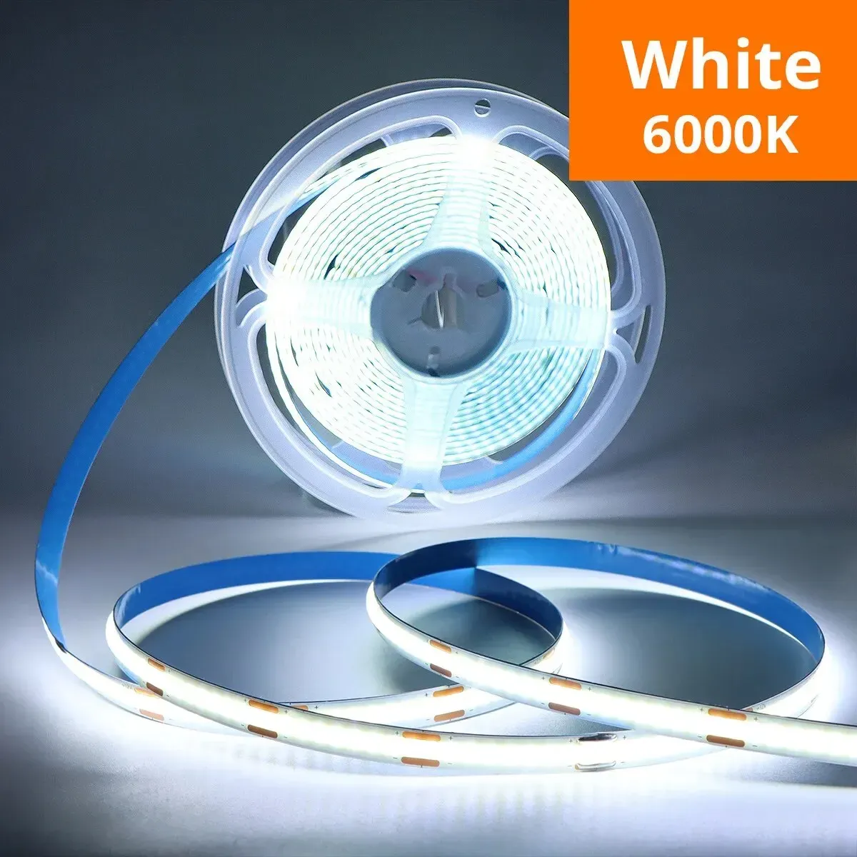 Bande LED COB tactile à intensité réglable, ruban linéaire USB 5 V pour rétroéclairage de TV et de miroir 7