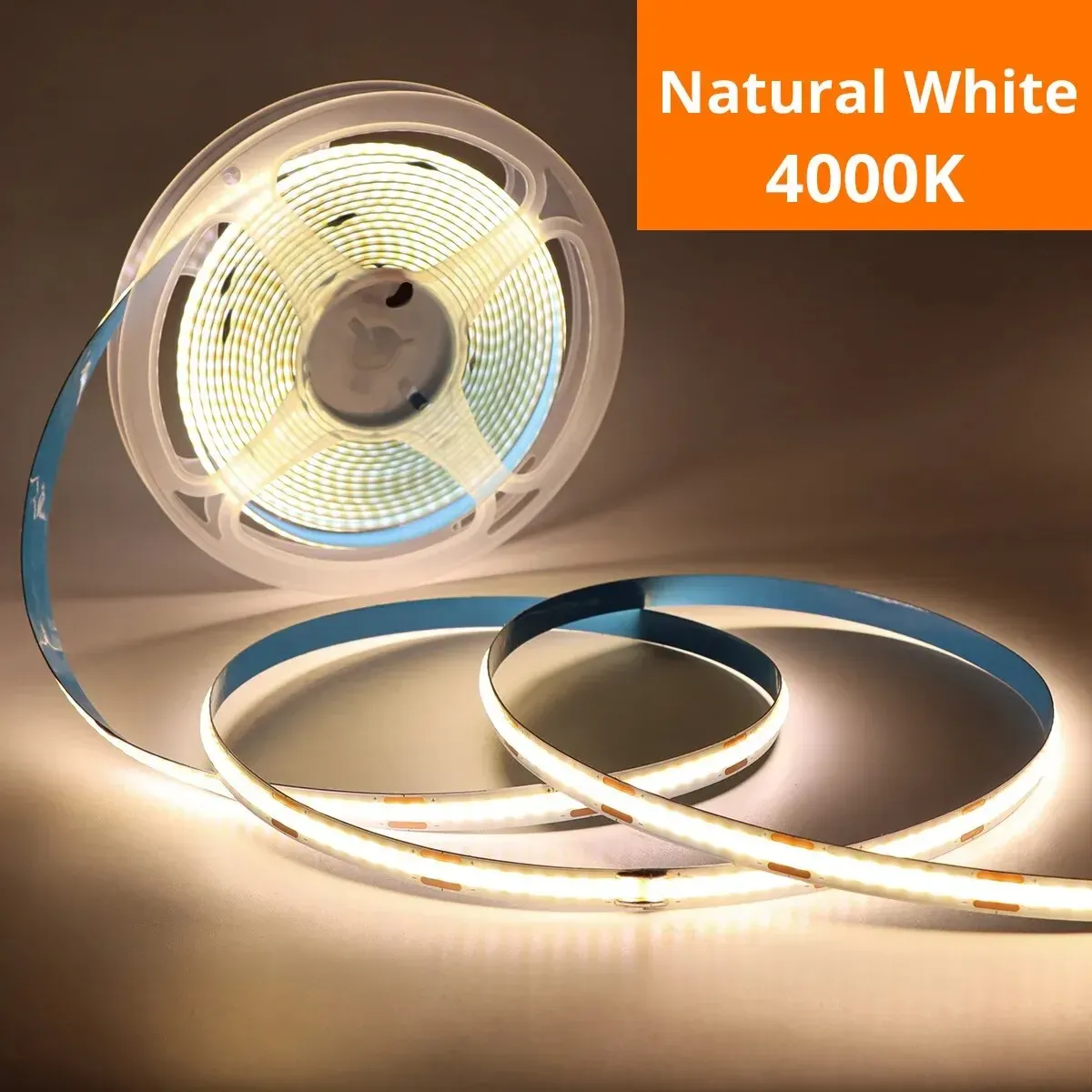 Bande LED COB tactile à intensité réglable, ruban linéaire USB 5 V pour rétroéclairage de TV et de miroir 8