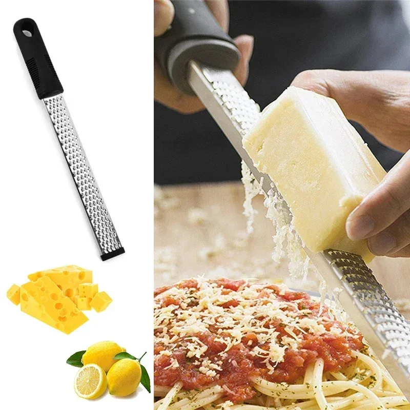 Râpe à fromage en acier inoxydable, trancheuse, zesteur à citron, hachoir à chocolat, éplucheur de fruits, éminceur de légumes, gadgets de cuisine