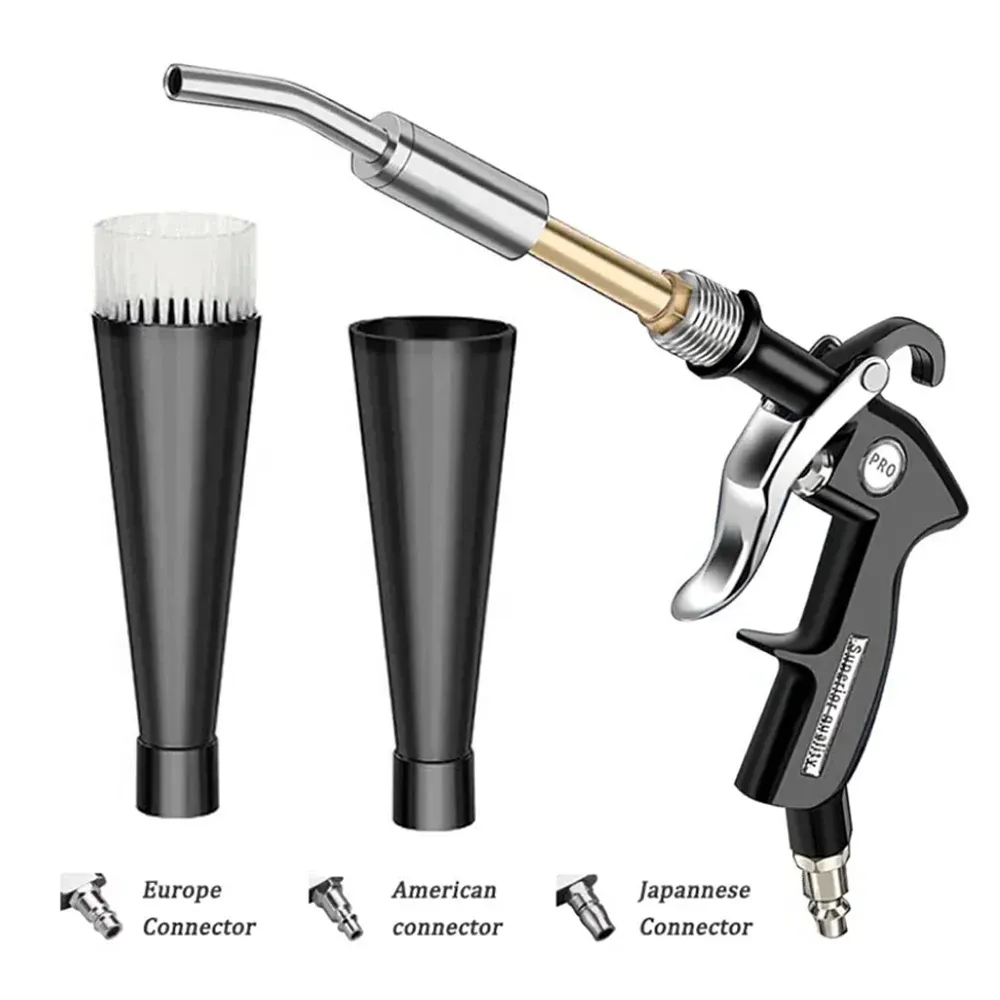 Pistolet de nettoyage haute pression pour automobile, pistolet à air comprimé pour le detailing automobile, nettoyage à sec et outils professionnels pour l'intérieur de véhicule 7