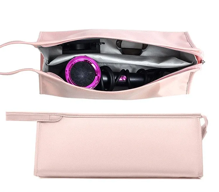 Organisateur de voyage portable, sac de transport pour sèche-cheveux, housse de protection anti-poussière, étui de rangement pour bigoudis 7