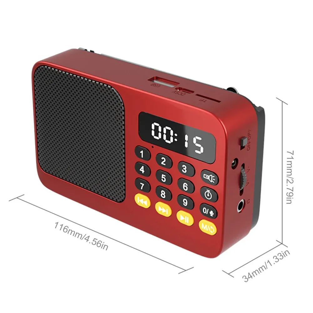 Radio FM portable Bluetooth, vue d'ensemble