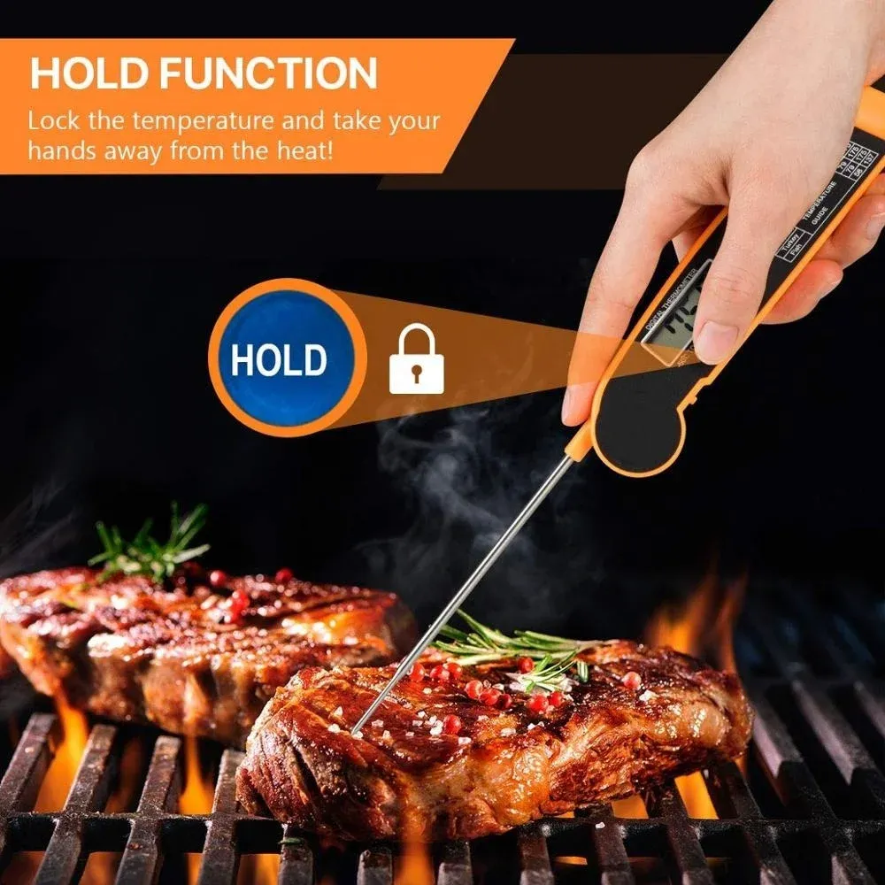 Thermomètre alimentaire numérique de cuisine pour viande, eau et lait, sonde électronique pour barbecue et four 3