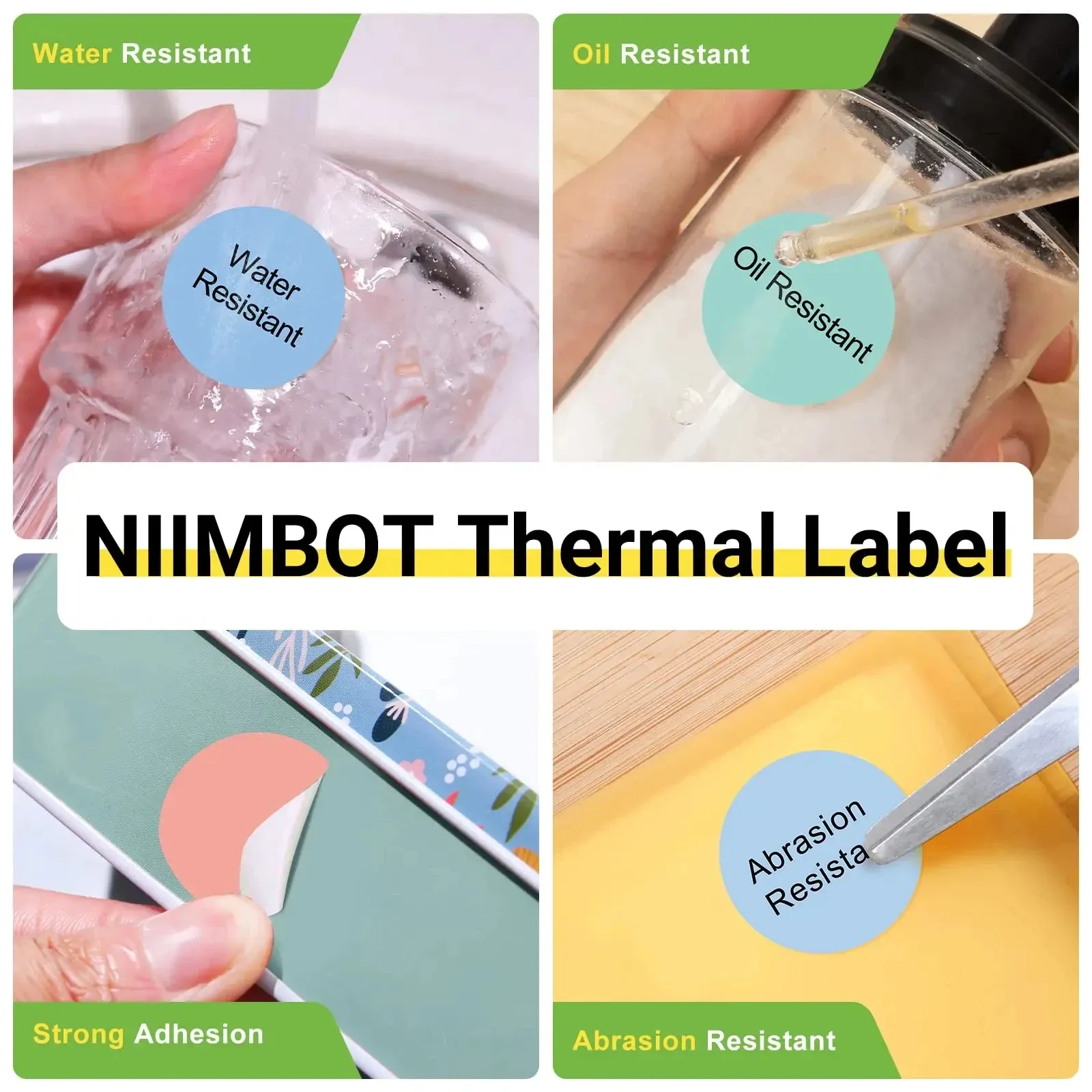 Étiquettes NIIMBOT en situation