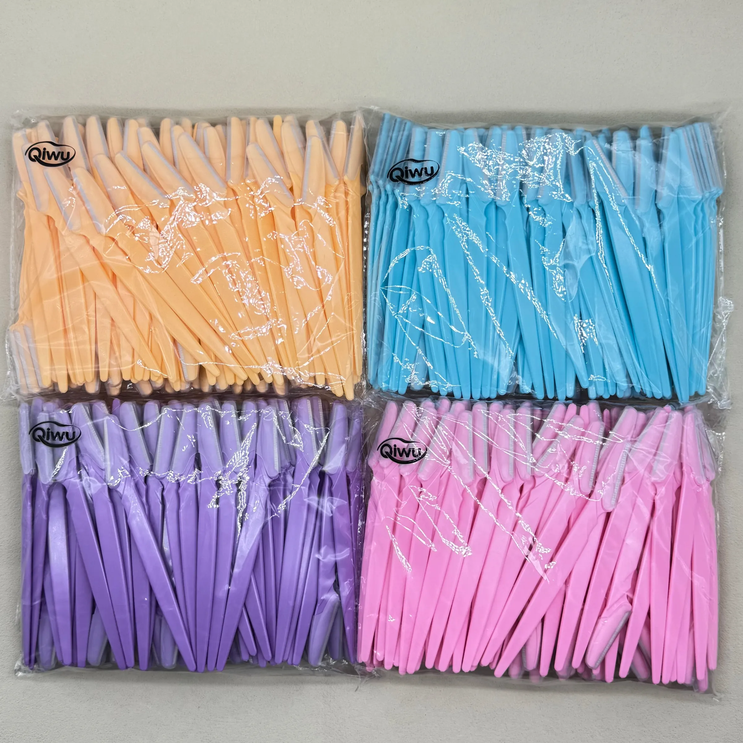 Lot de 100 lames de rasoir portables pour le façonnage des sourcils et du visage 3
