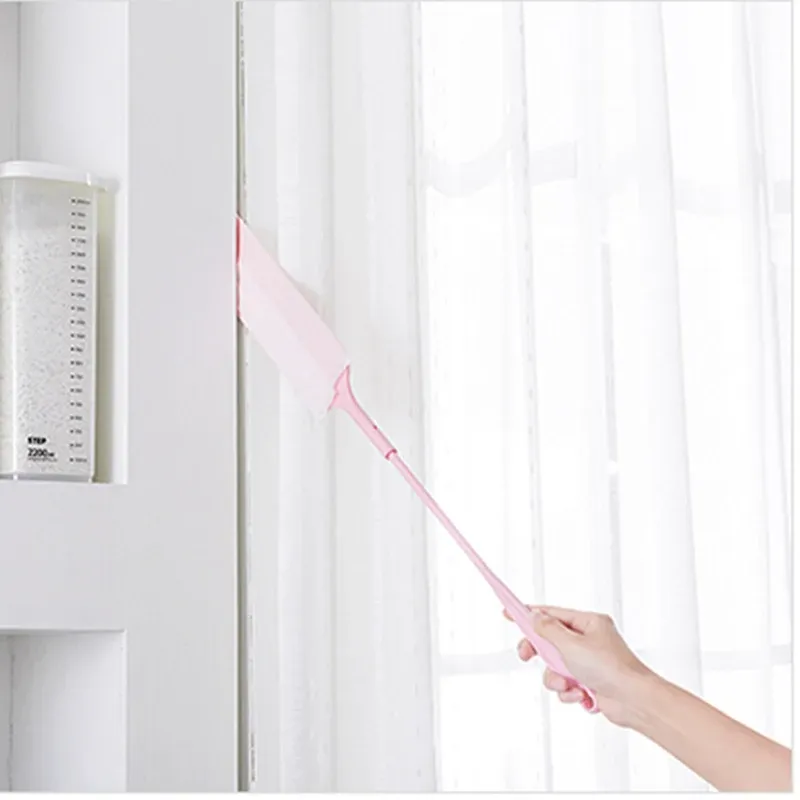 Brosse anti-poussière à long manche avec 10 chiffons non tissés pour le nettoyage de la maison 5