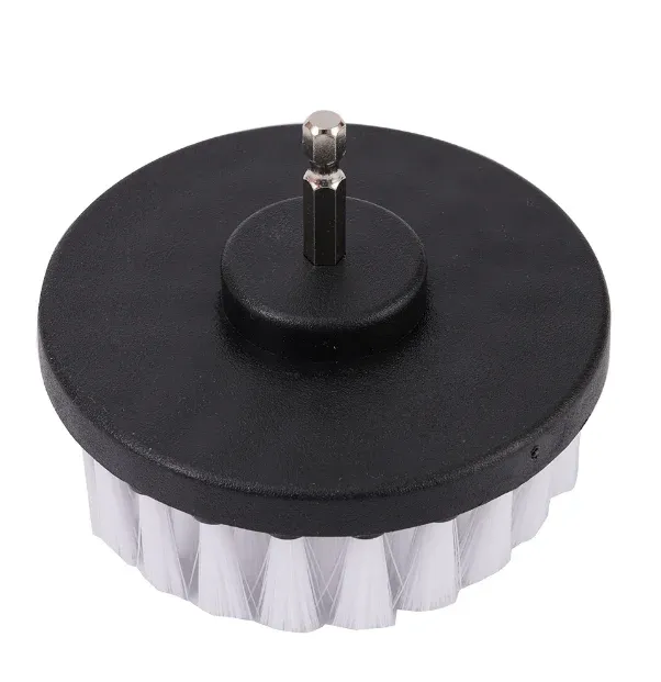 Brosse de nettoyage souple pour perceuse électrique – Accessoire pour tapis, cuir, sellerie et pneus 3