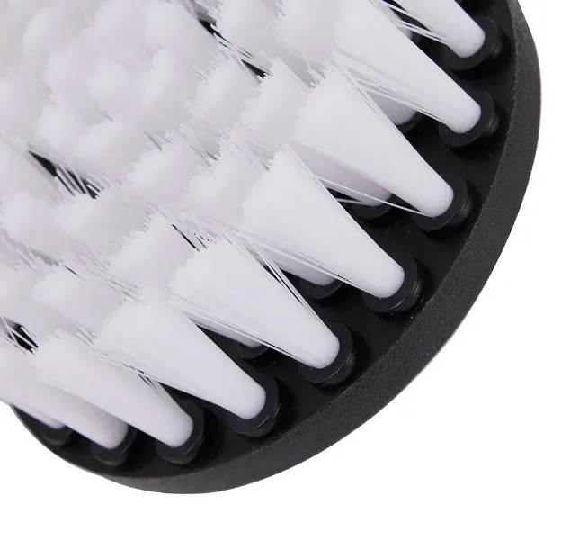 Brosse de nettoyage souple pour perceuse électrique – Accessoire pour tapis, cuir, sellerie et pneus 2