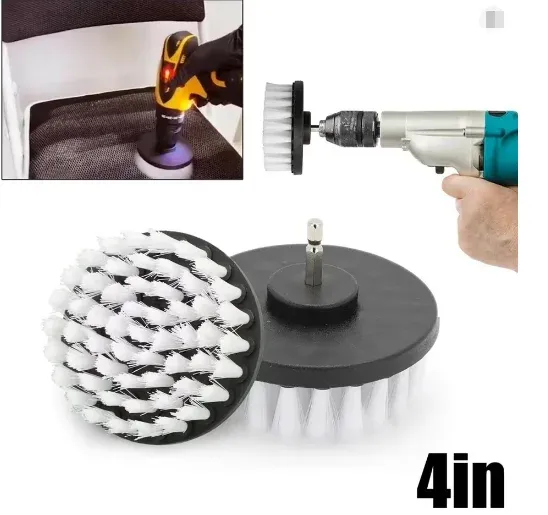 Détail de la brosse de nettoyage souple