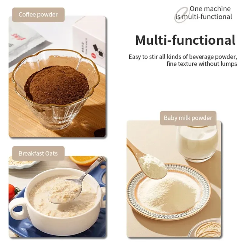 Tasse à mélange automatique rechargeable en acier inoxydable avec agitateur magnétique rotatif pour café 5