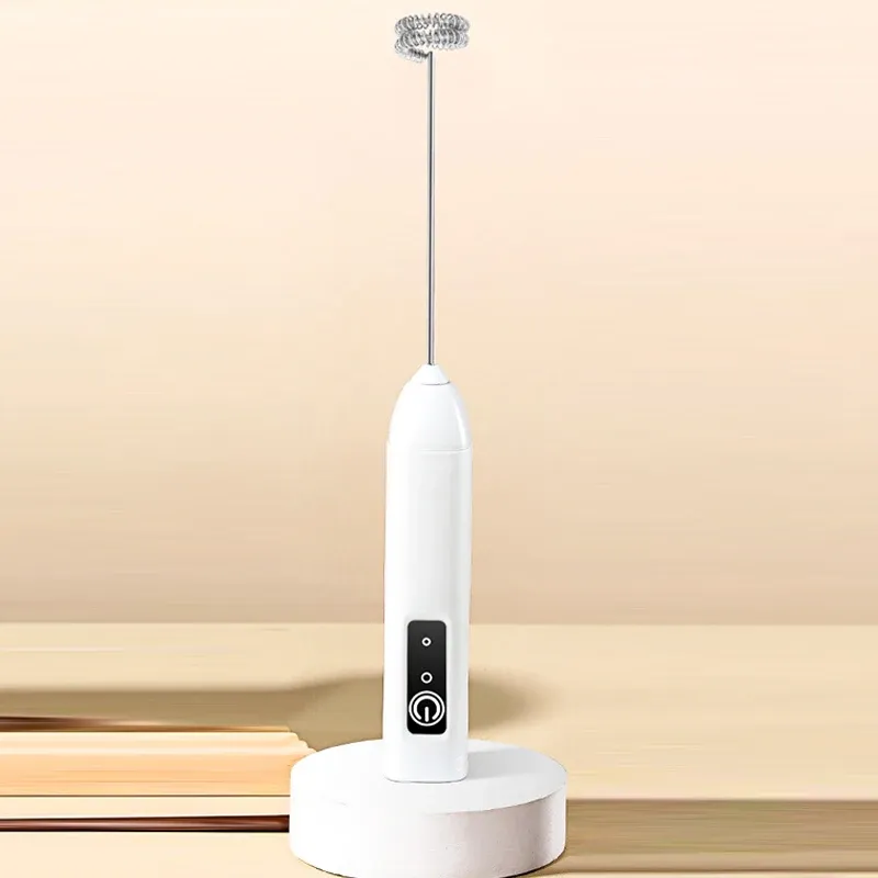 Mousseur à lait électrique sans fil, finition soignée