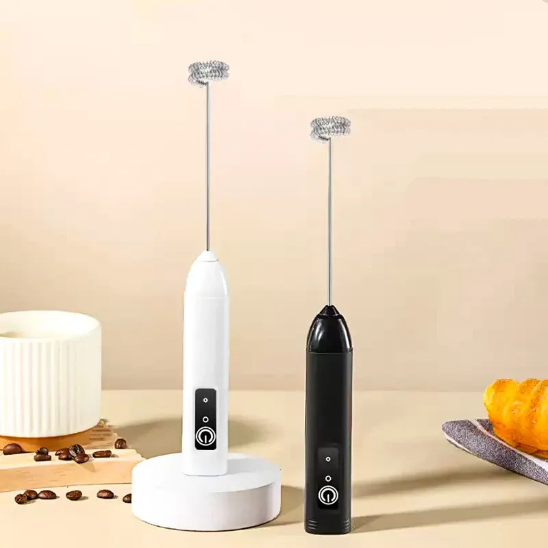Mousseur à lait électrique sans fil, détail du design