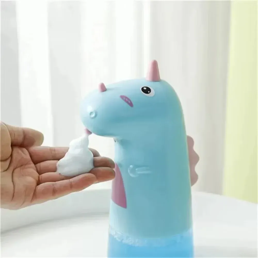Distributeur automatique de savon licorne, détail du design