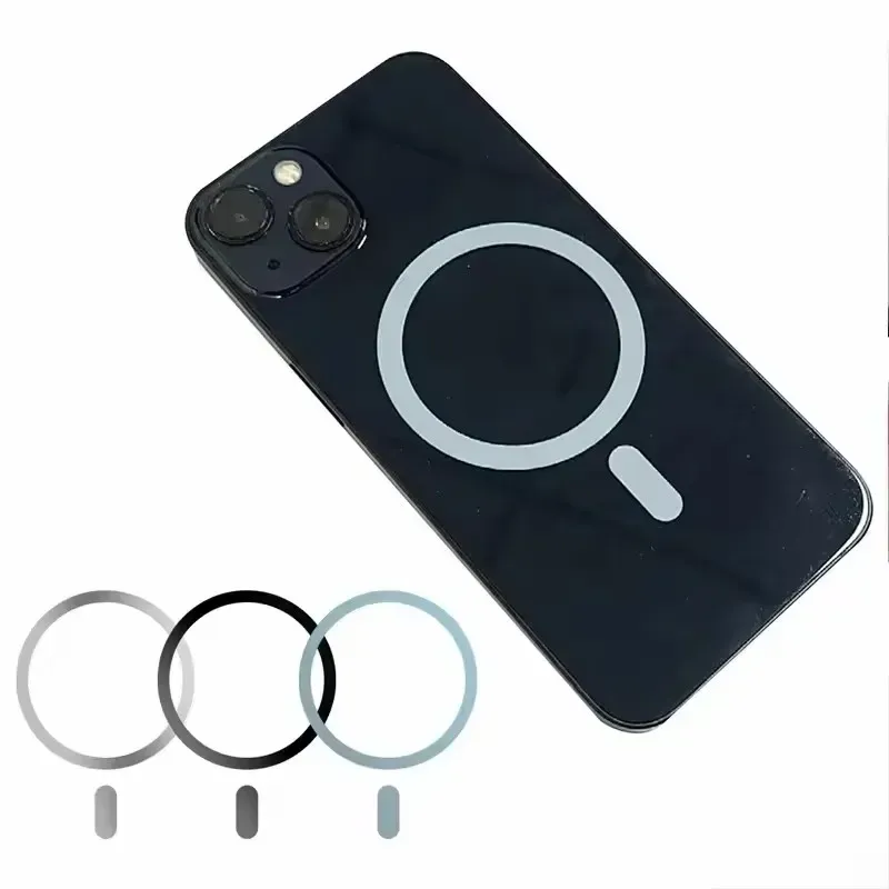 Anneau magnétique fixé sur un smartphone