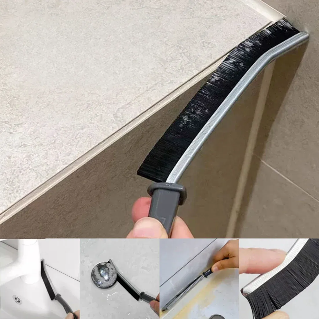 Brosse de nettoyage en utilisation