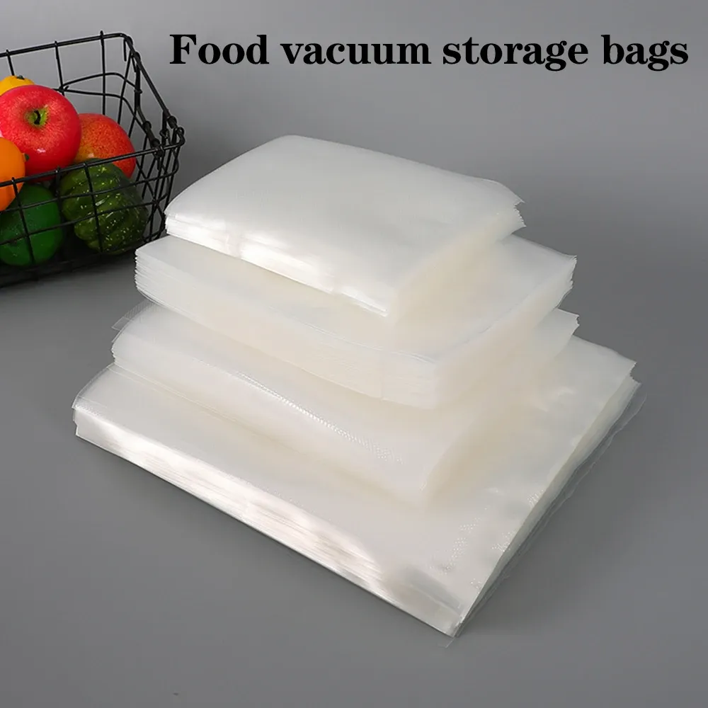 Sacs sous vide alimentaires sans BPA, réutilisables, lot de 50