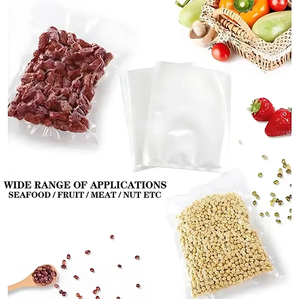 Sacs sous vide alimentaires sans BPA, réutilisables, lot de 50 4