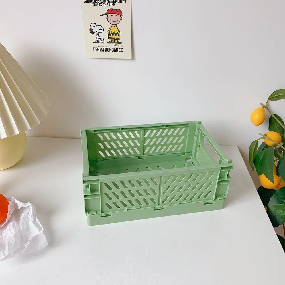 Caisse de rangement pliable, rangement de maquillage