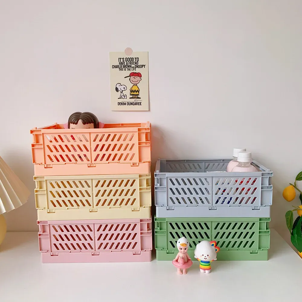 Caisse de rangement pliable, finitions