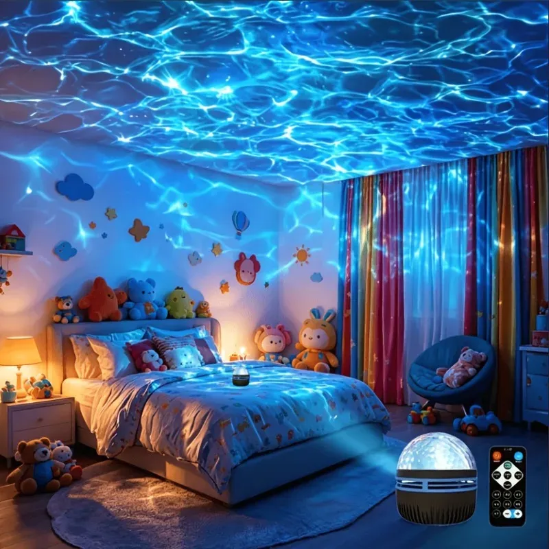 Effet de projection étoilée sur le plafond