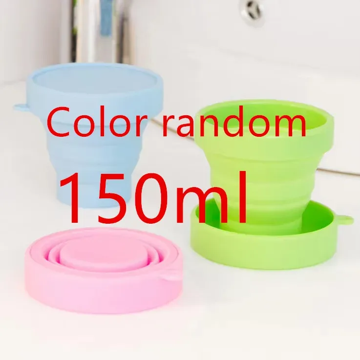 Tasse pliable en silicone avec couvercle, format voyage 200 ml 15