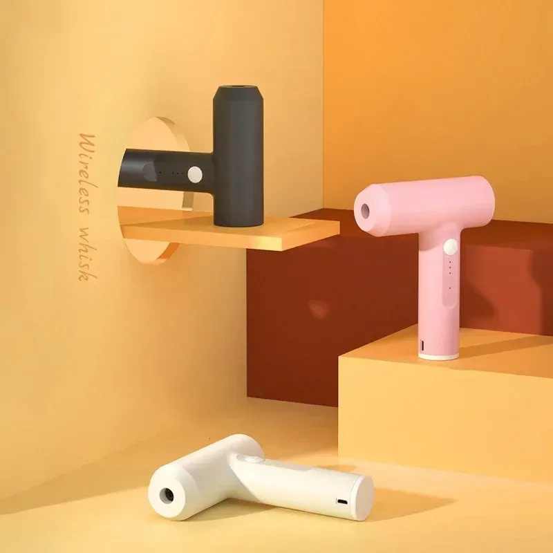 Batteur à œufs électrique rechargeable et portable, 3 vitesses 5