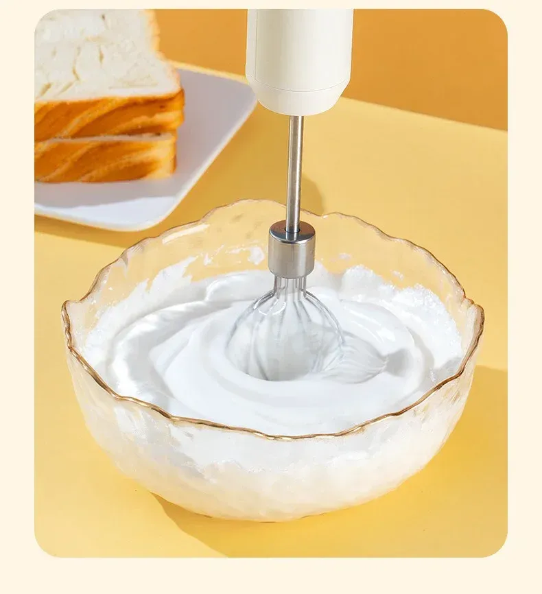 Batteur à œufs, finition et détails