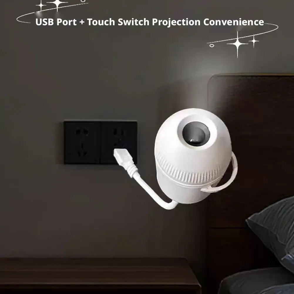 Projecteur de Galaxie Mini 360, projection nocturne