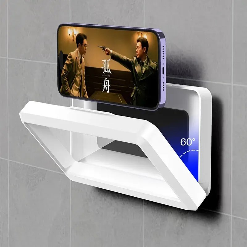 Étui étanche universel pour téléphone portable, anti-buée, compatible douche et bain, à fixation murale 2