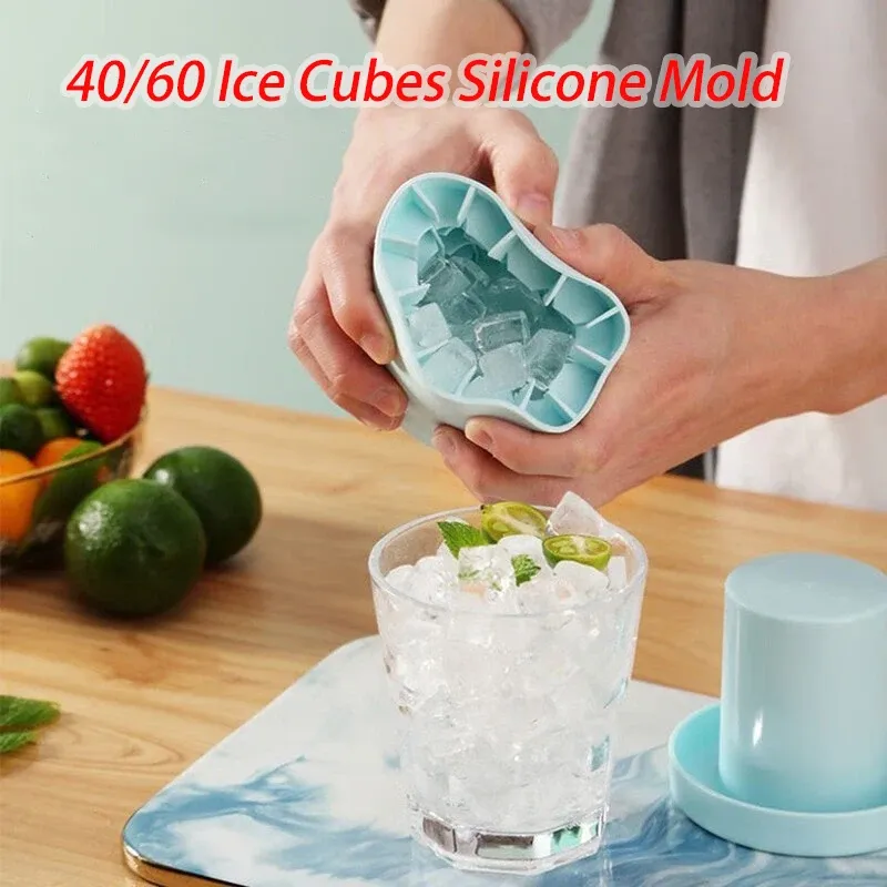 Moule rond en silicone pour glaçons 40/60 - Image 1
