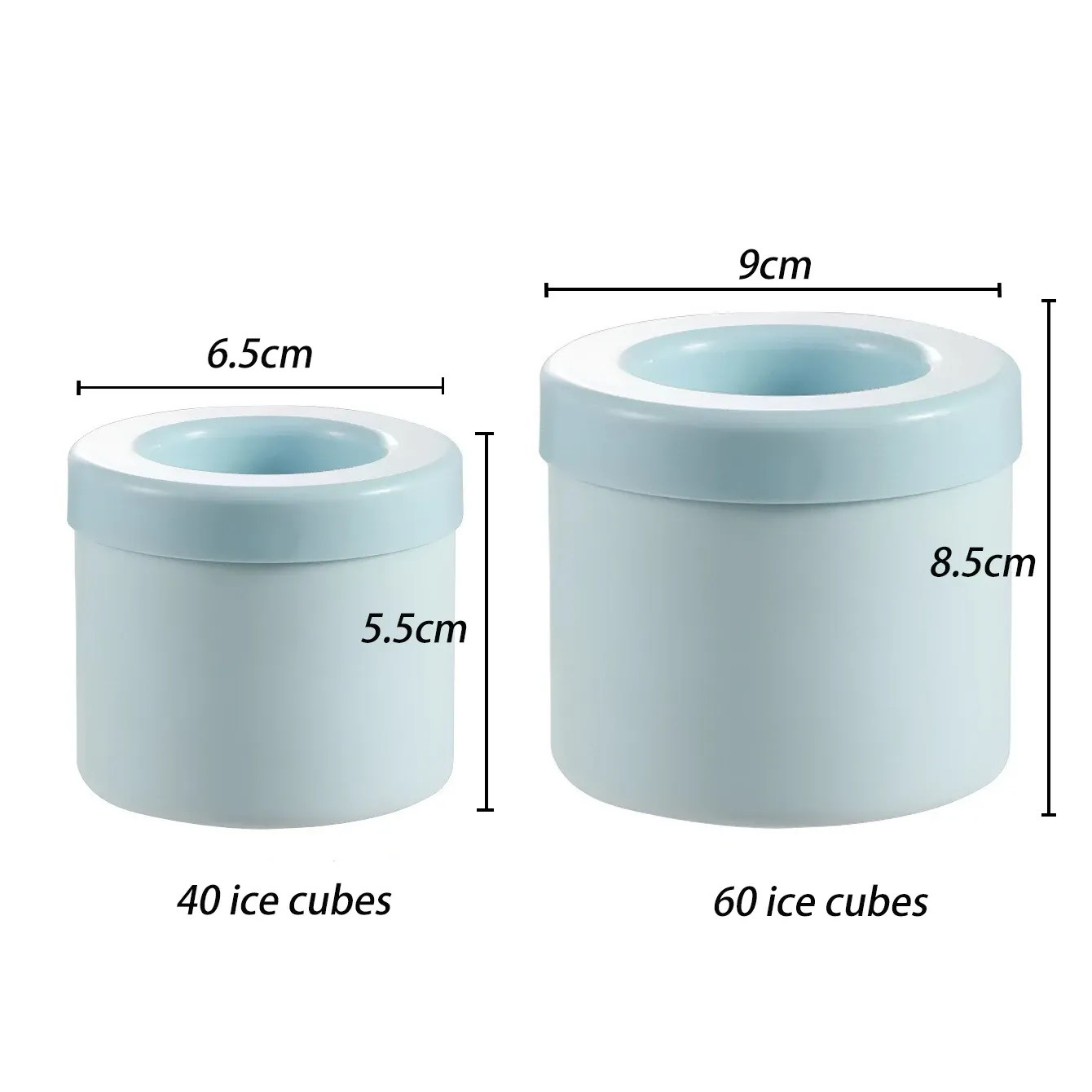 Moule rond en silicone pour glaçons 40/60 2