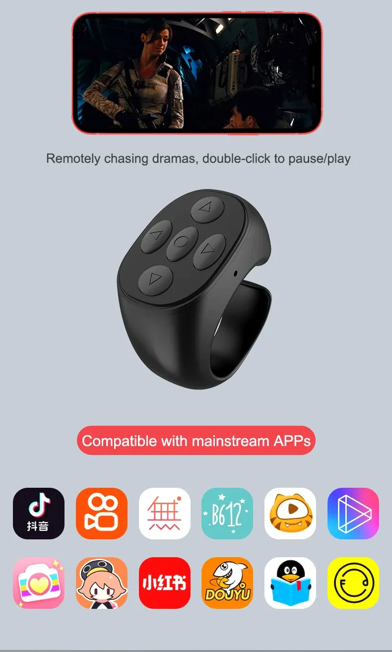 Commande sans fil pour smartphone