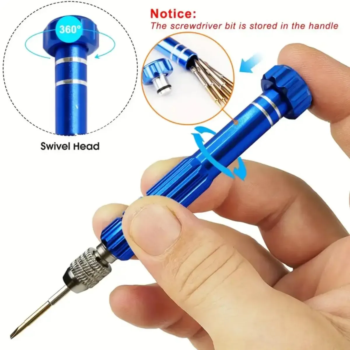 Kit de petit tournevis multifonctionnel 5 en 1, outil de réparation pour lunettes, lunettes de soleil, électronique, téléphone portable, bijoux et plus encore, 1 pièce 2