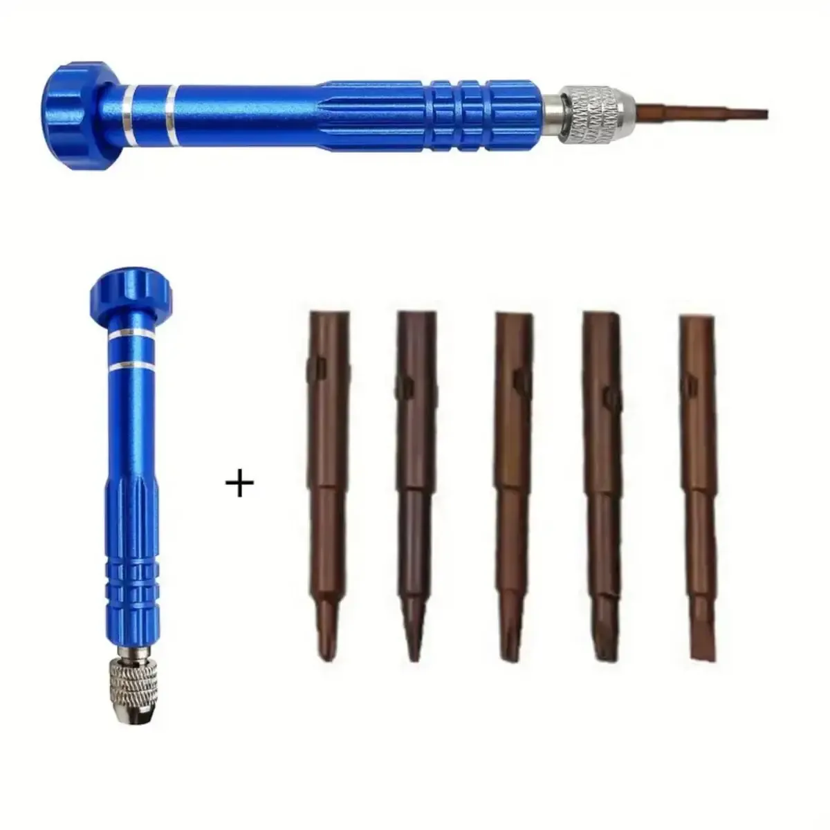Kit de petit tournevis multifonctionnel 5 en 1, détail des embouts