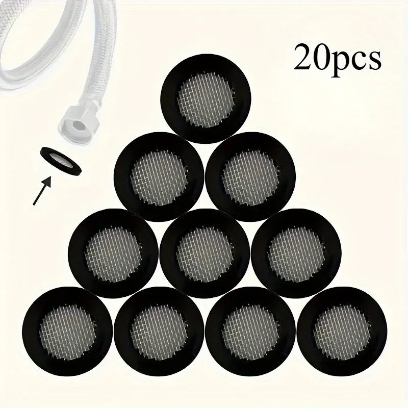 Lot de 20 filtres à maille en acier inoxydable pour robinet en plastique – Installation facile 6