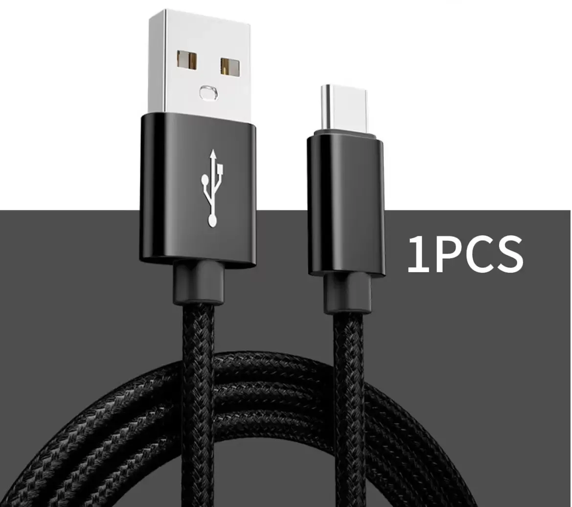 Câble de charge rapide USB vers USB-C pour smartphone, compatible Android et Samsung, lot de 1 ou 3 pièces 4