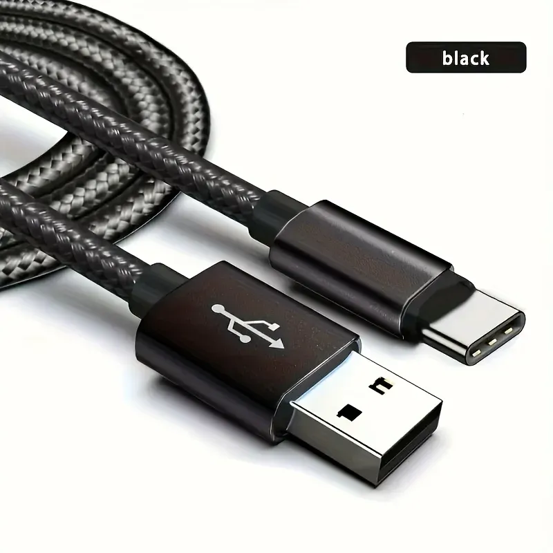 Câble de chargement rapide USB vers USB-C tressé